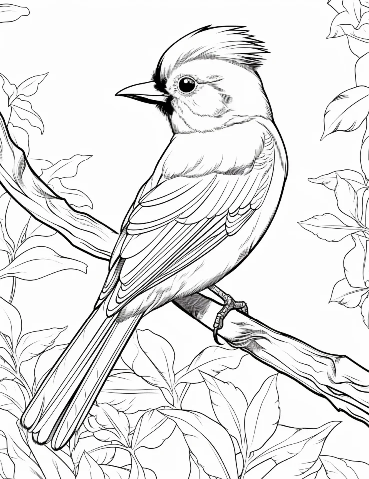 Desenhos de Pássaros para colorir 21