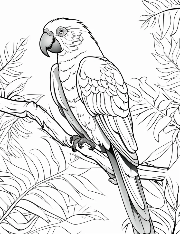 Desenhos de Pássaros para colorir 26
