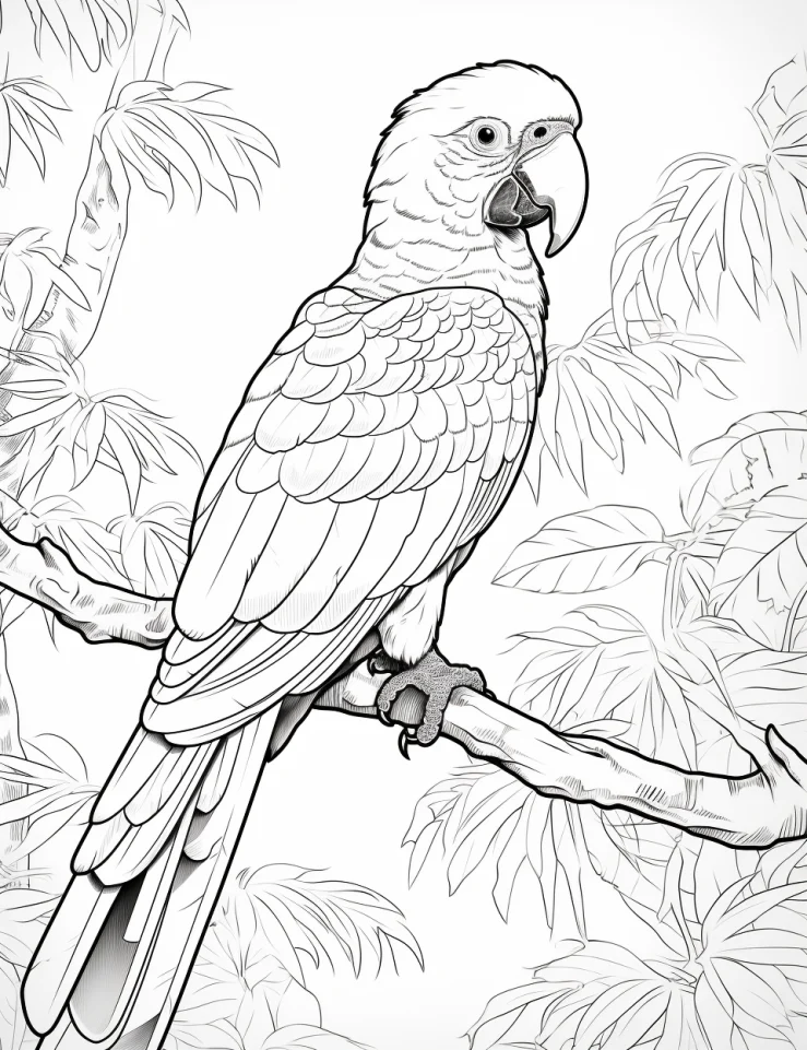 Desenhos de Pássaros para colorir 27