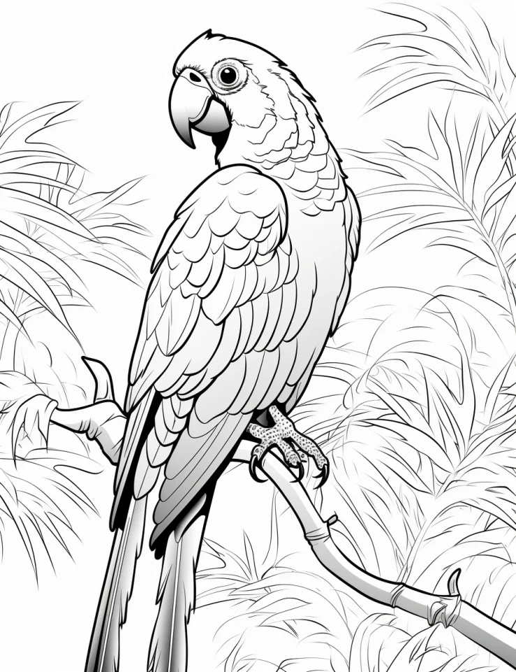 Desenhos de Pássaros para colorir 28