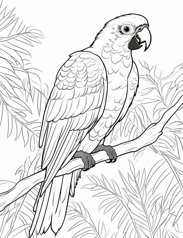 Desenhos de Pássaros para colorir 29