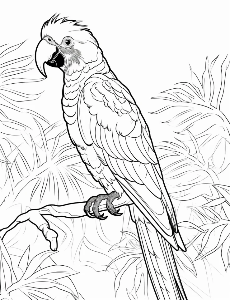 Desenhos de Pássaros para colorir 31