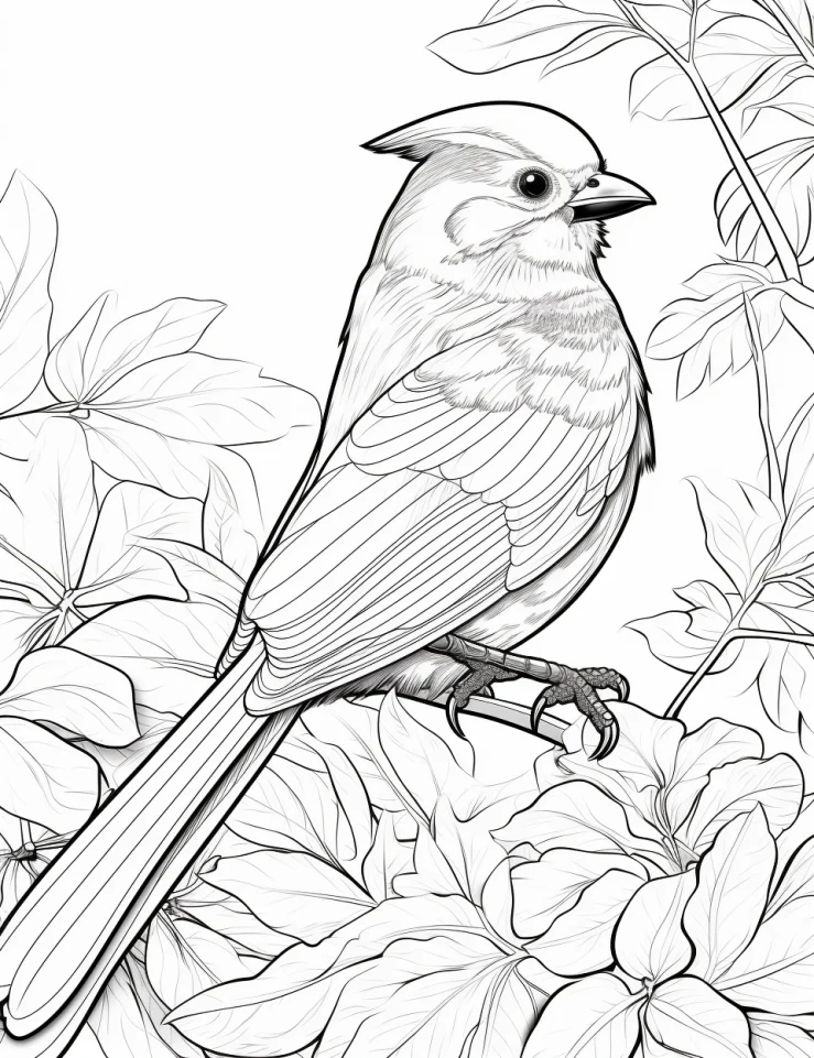 Desenhos de Pássaros para colorir 32
