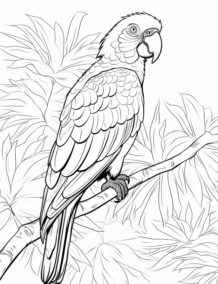 Desenhos de Pássaros para colorir 33