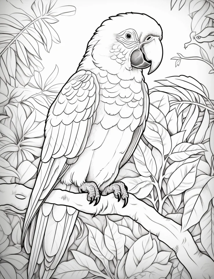 Desenhos de Pássaros para colorir 35