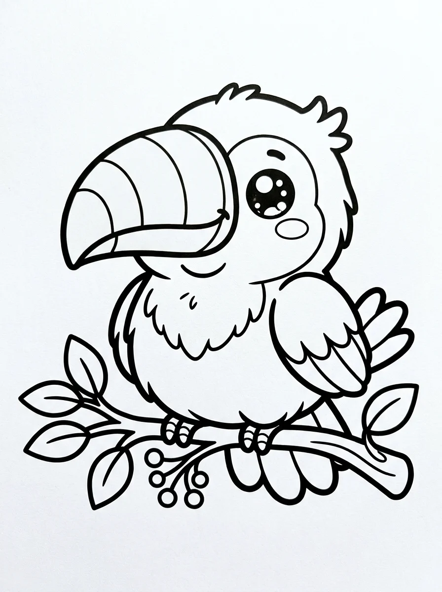 Desenhos de Pássaros para colorir 39