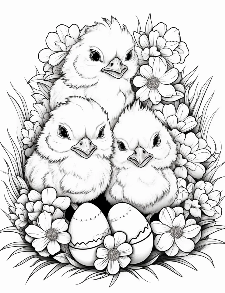 Desenhos de Pássaros para colorir 4
