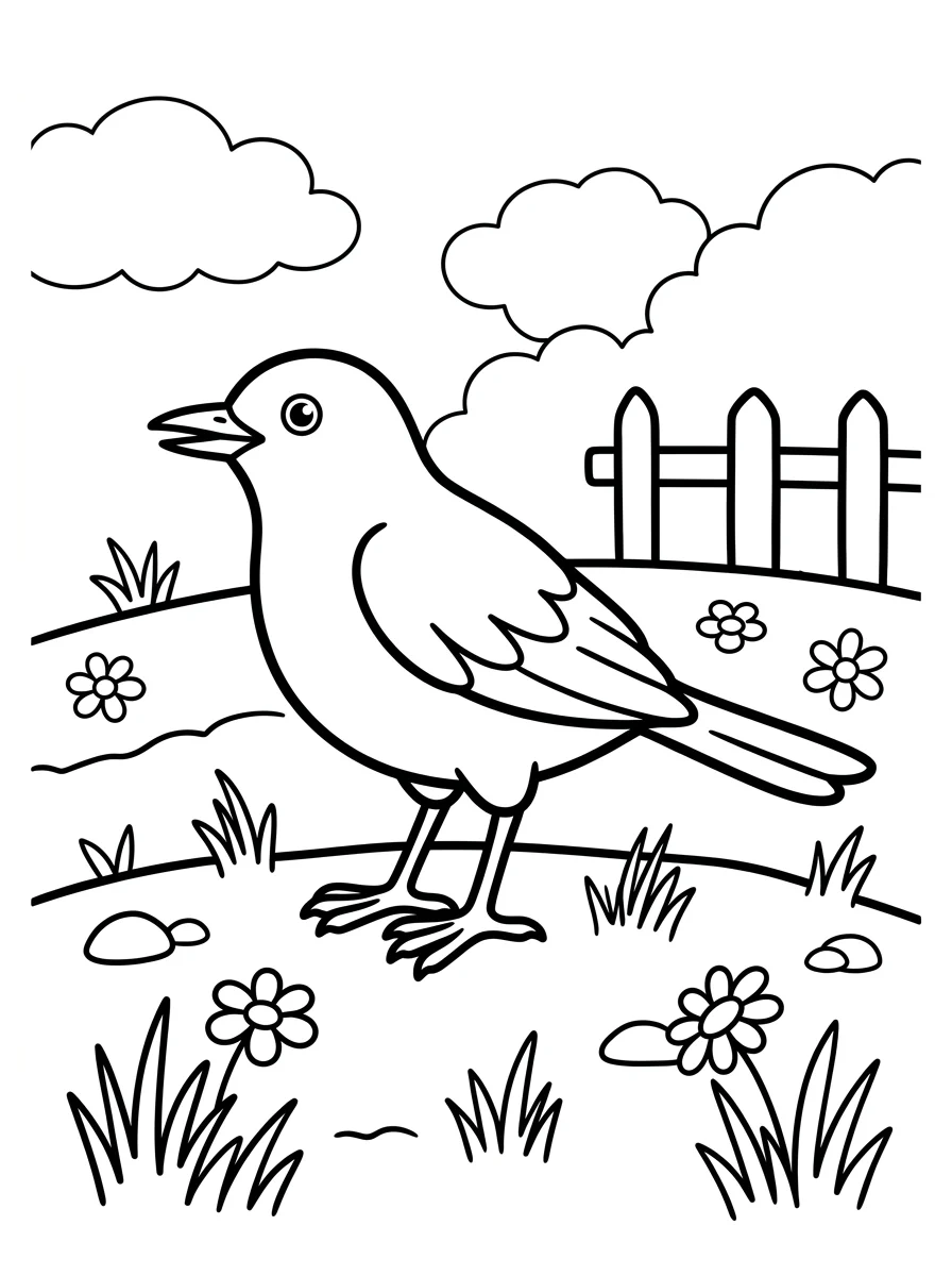 Desenhos de Pássaros para colorir 41