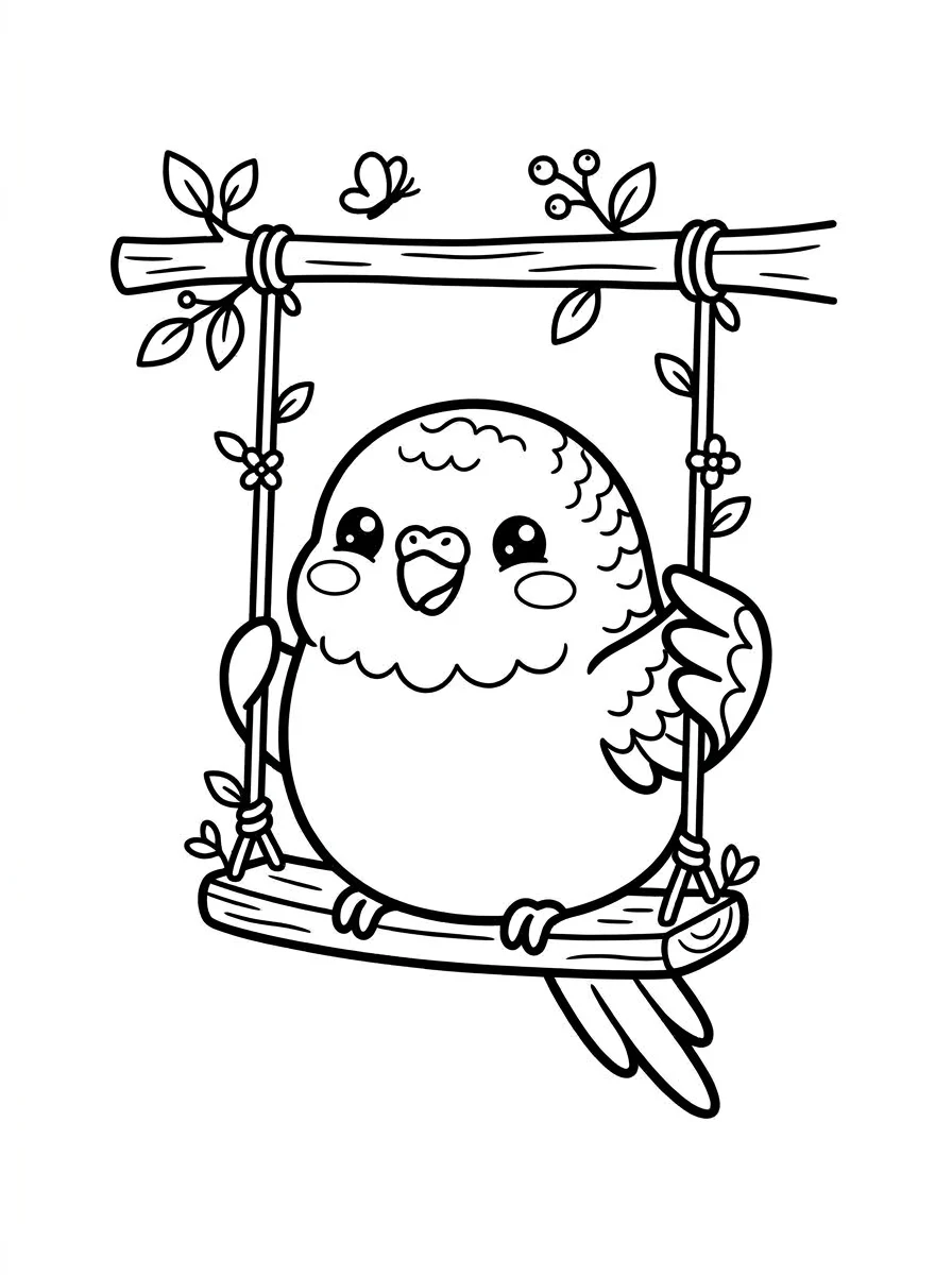 Desenhos de Pássaros para colorir 44