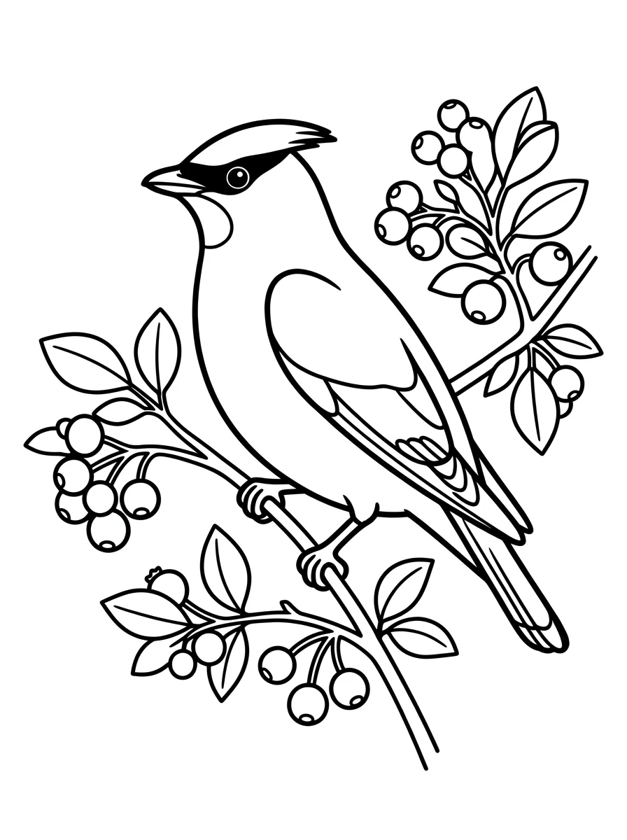 Desenhos de Pássaros para colorir 49
