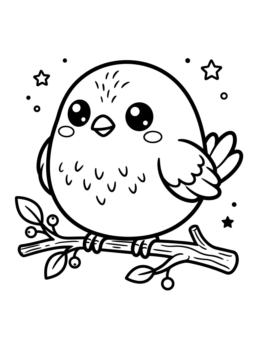 Desenhos de Pássaros para colorir 51