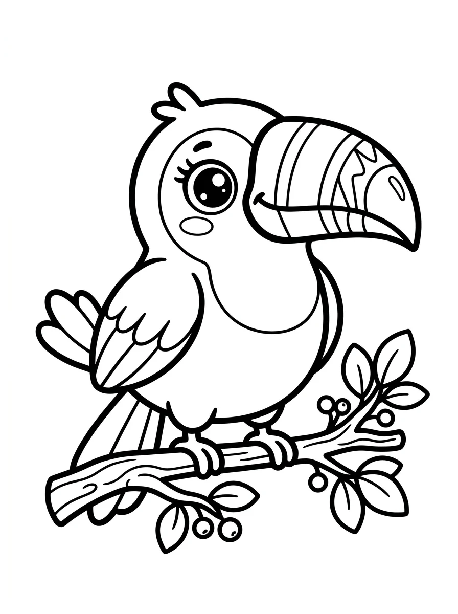 Desenhos de Pássaros para colorir 57