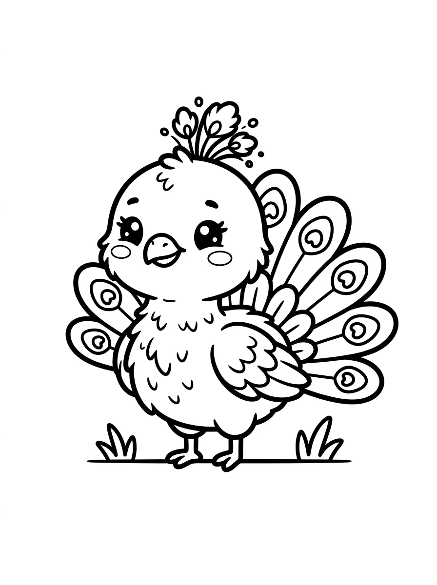 Desenhos de Pássaros para colorir 58