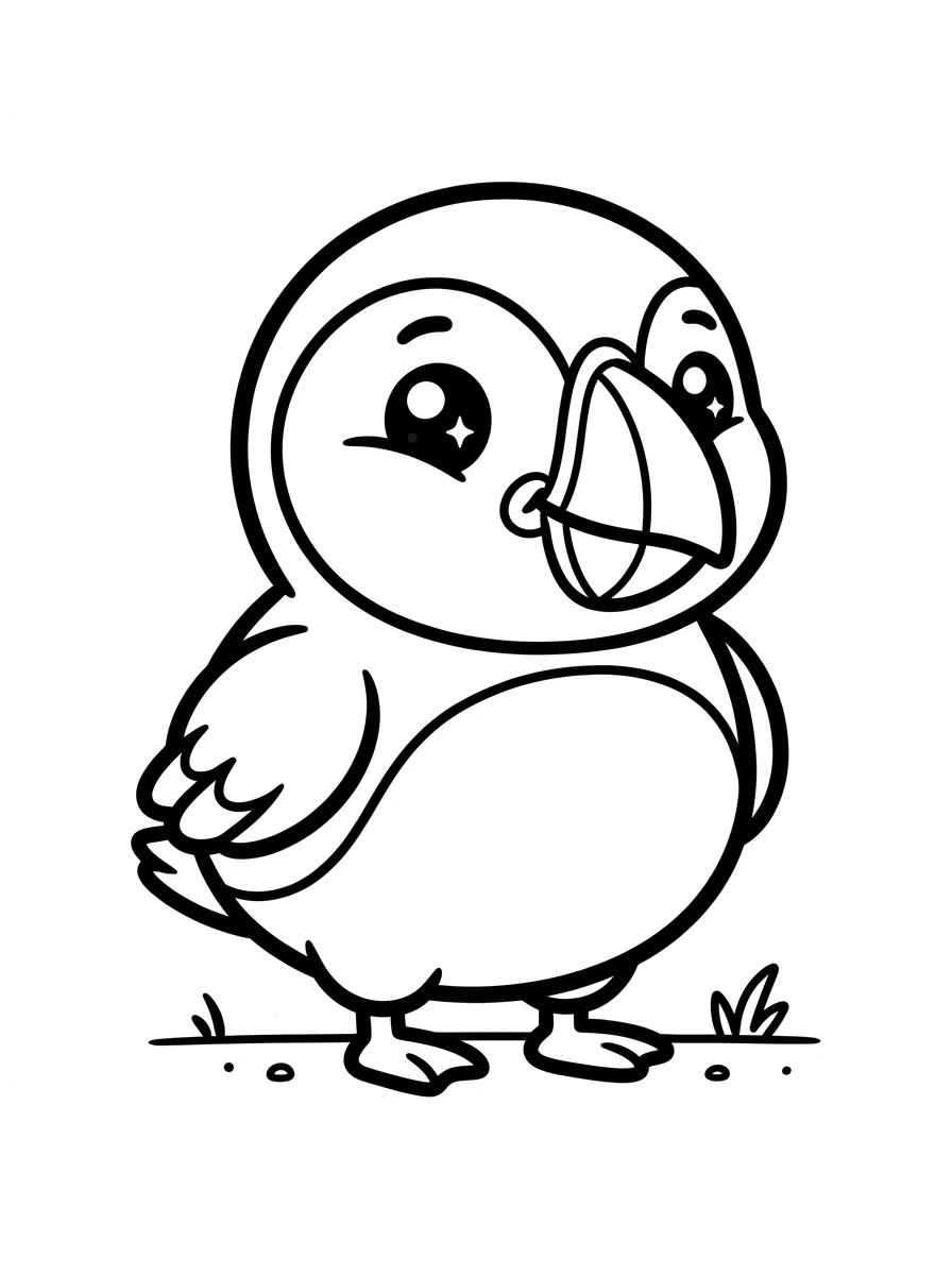 Desenhos de Pássaros para colorir 59