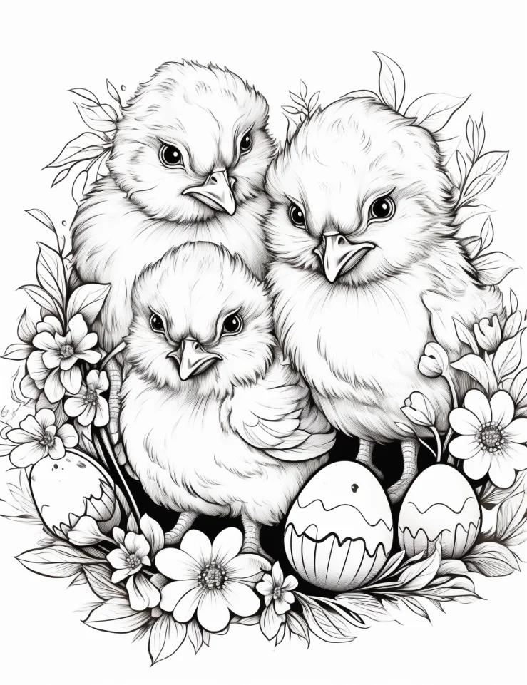Desenhos de Pássaros para colorir 6