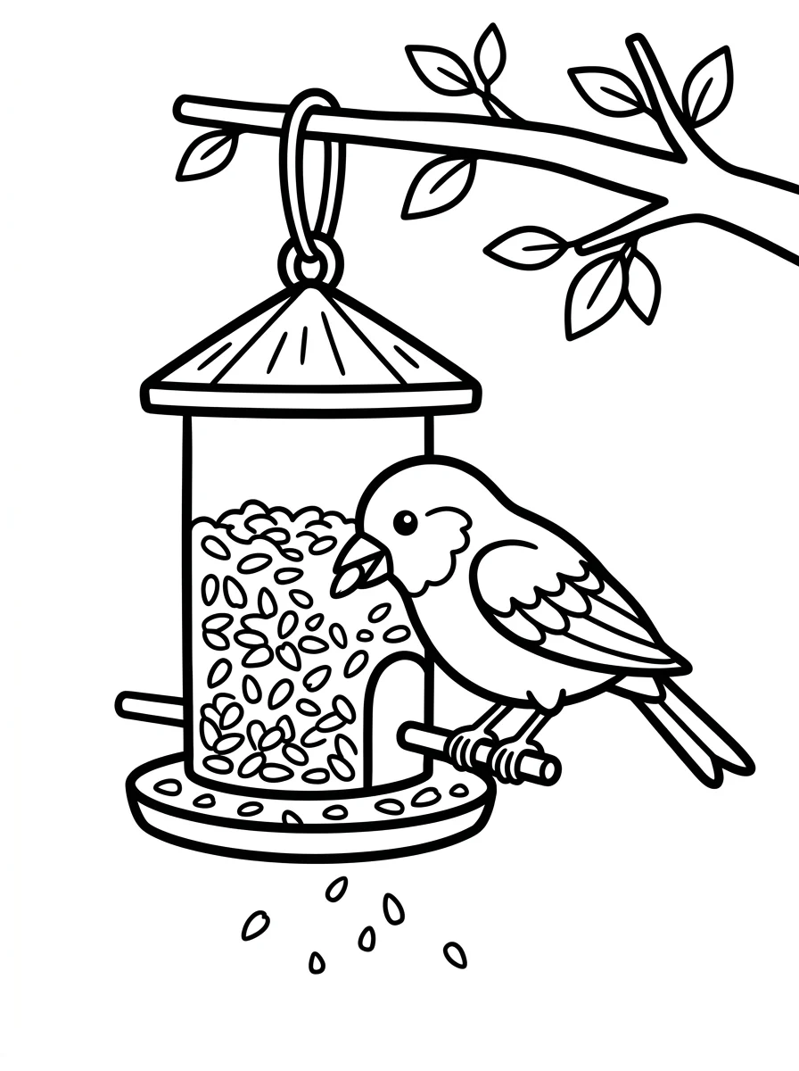 Desenhos de Pássaros para colorir 67