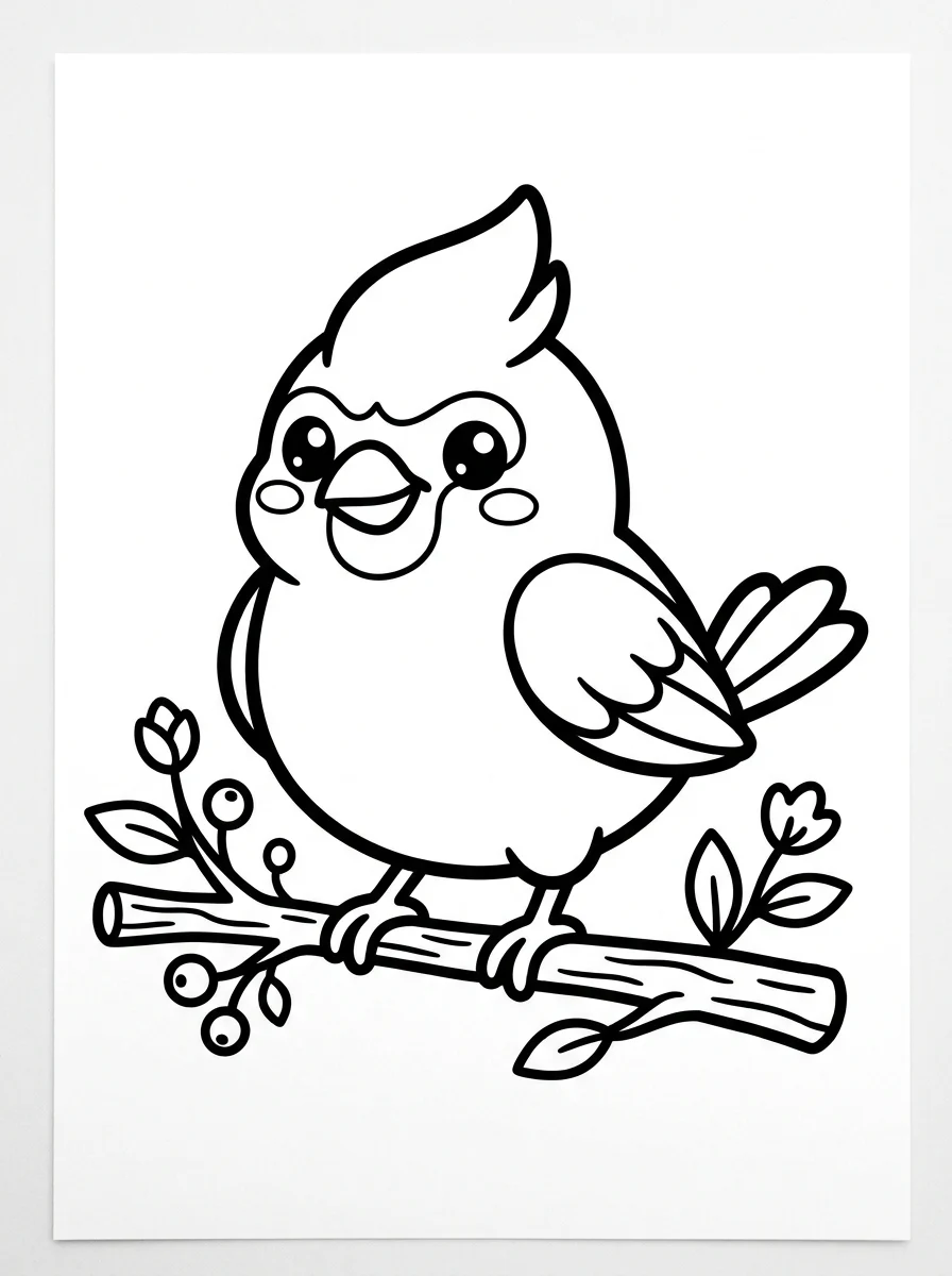 Desenhos de Pássaros para colorir 79