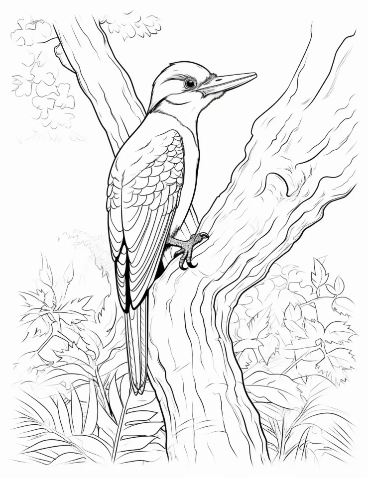 Desenhos de Pássaros para colorir 8