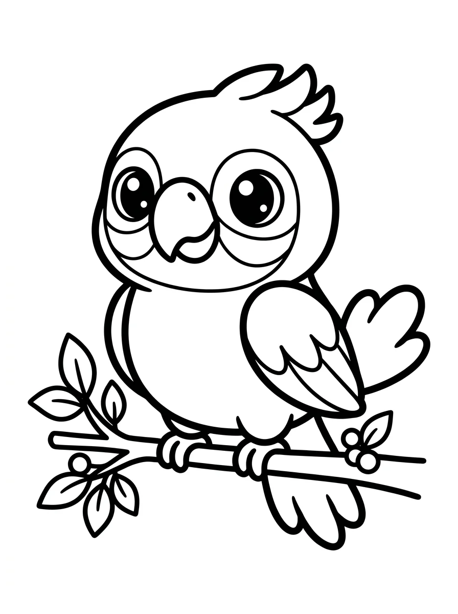 Desenhos de Pássaros para colorir 82