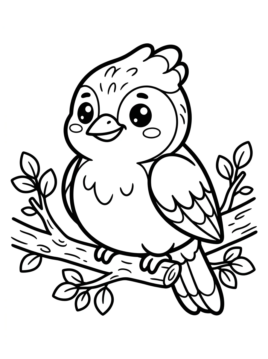 Desenhos de Pássaros para colorir 87