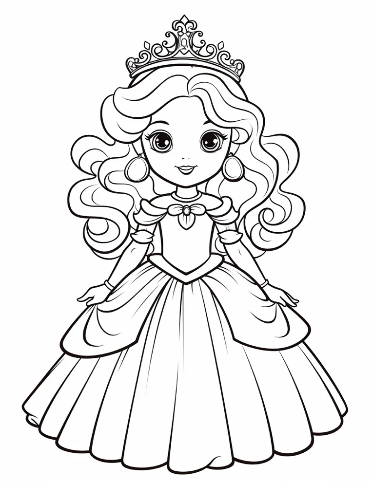 Desenhos de Princesas para colorir 40