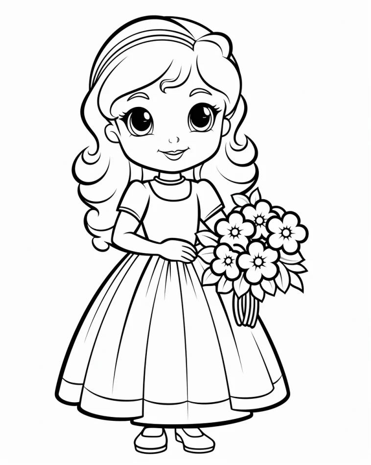 Desenhos de Princesas para colorir 47