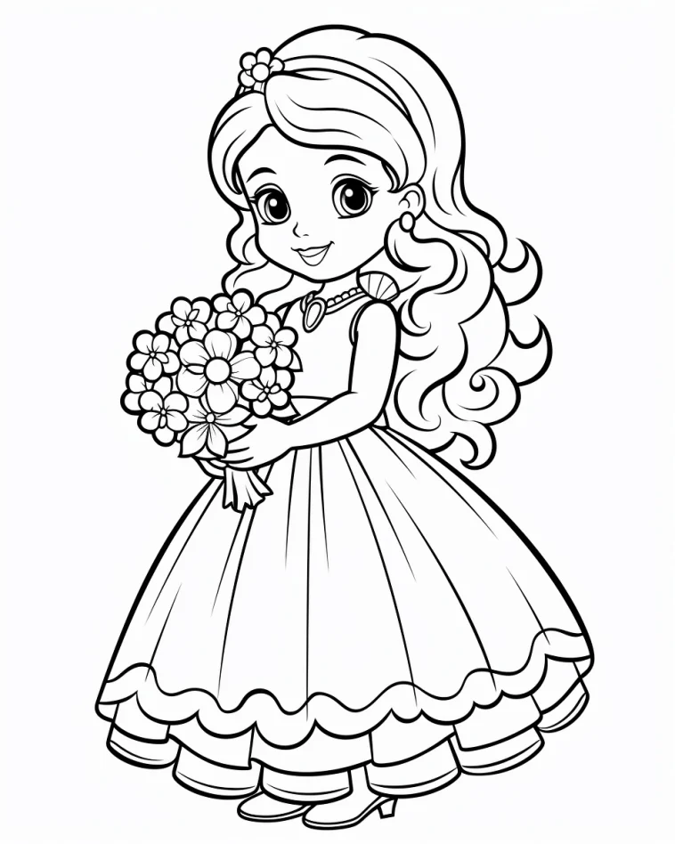 Desenhos de Princesas para colorir 53