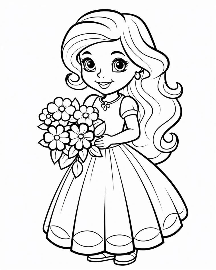 Desenhos de Princesas para colorir 54