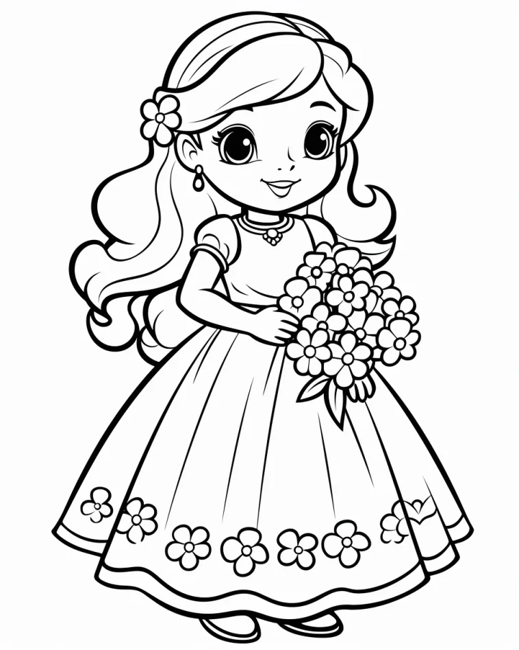 Desenhos de Princesas para colorir 55