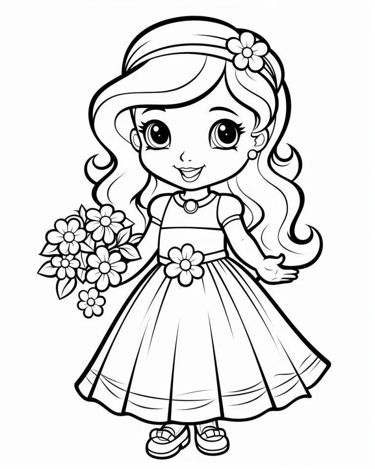 Desenhos de Princesas para colorir 56