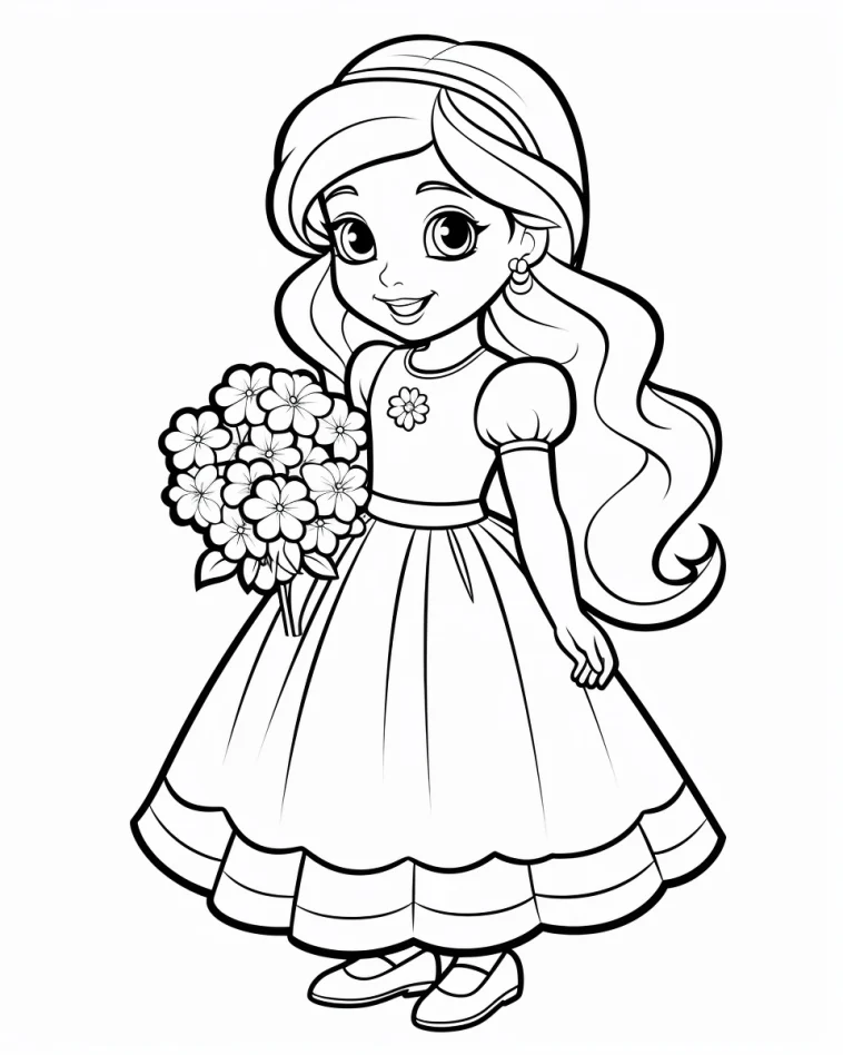 Desenhos de Princesas para colorir 57