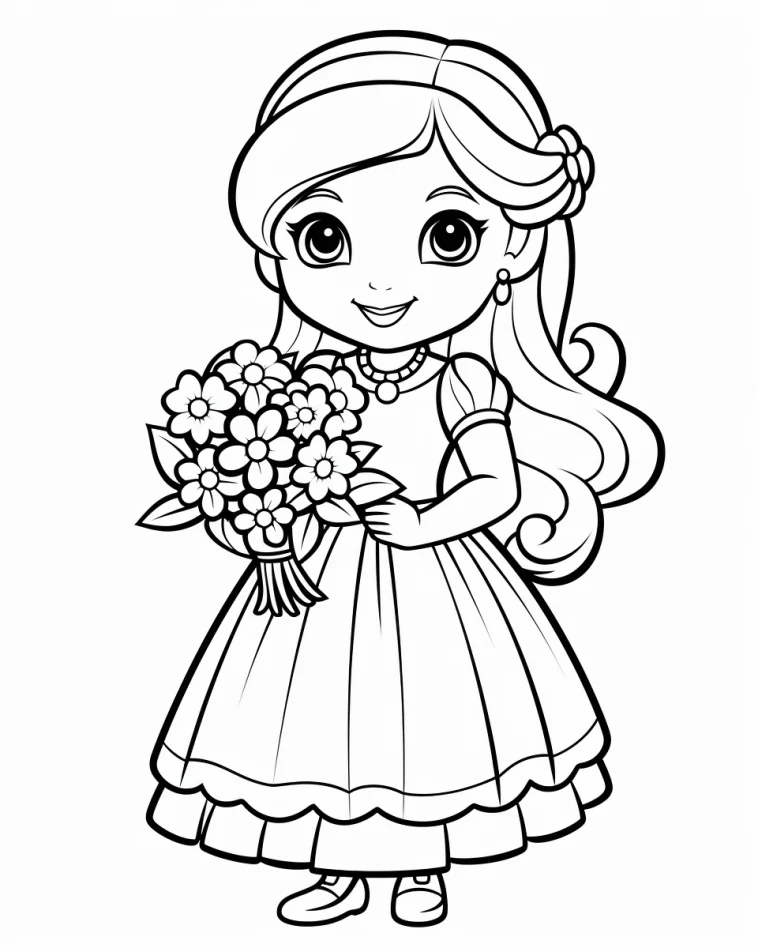 Desenhos de Princesas para colorir 60