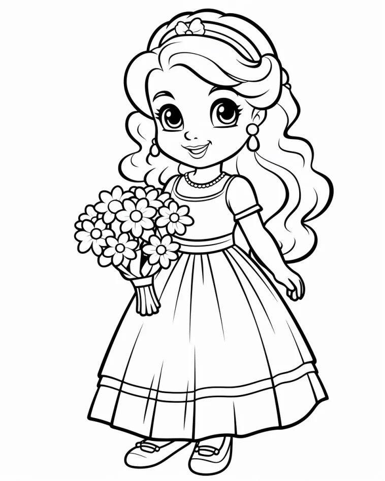 Desenhos de Princesas para colorir 62