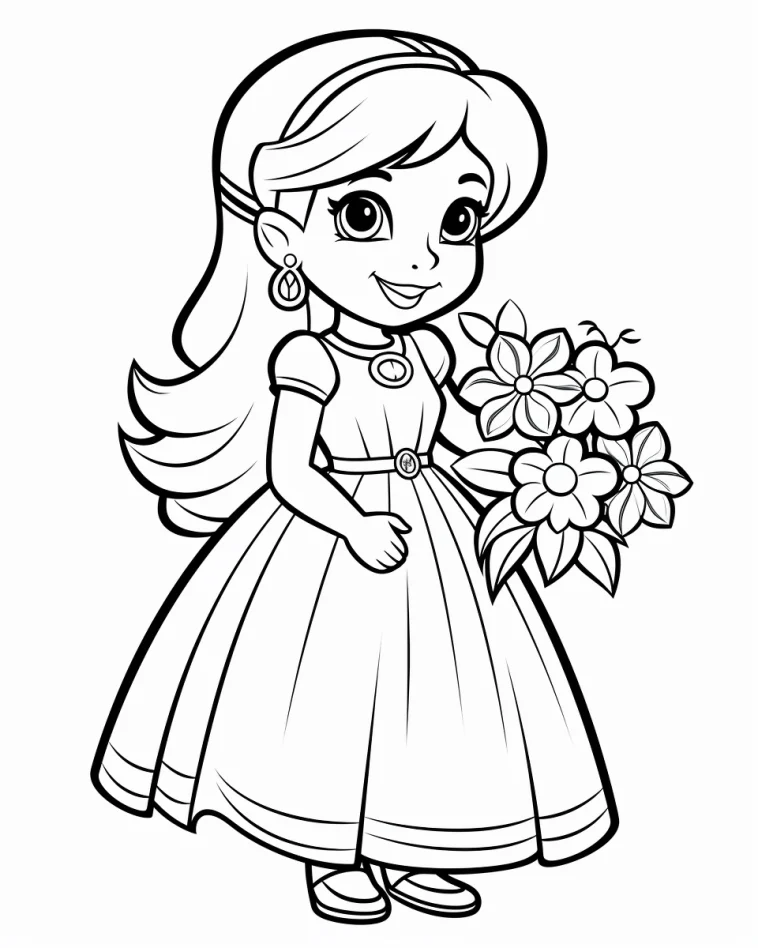 Desenhos de Princesas para colorir 64
