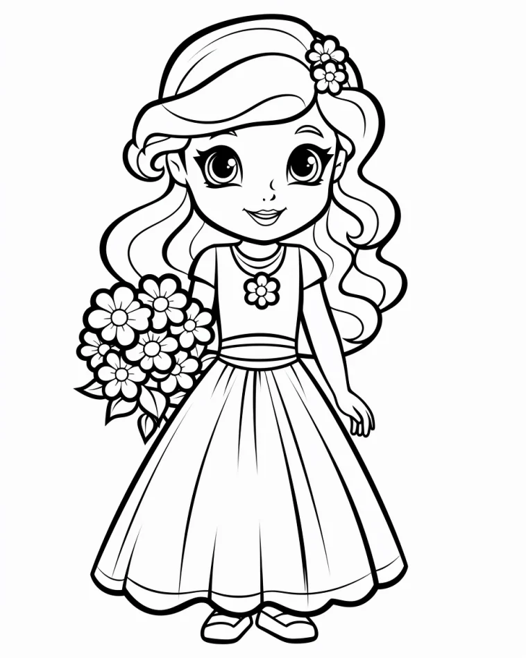 Desenhos de Princesas para colorir 69