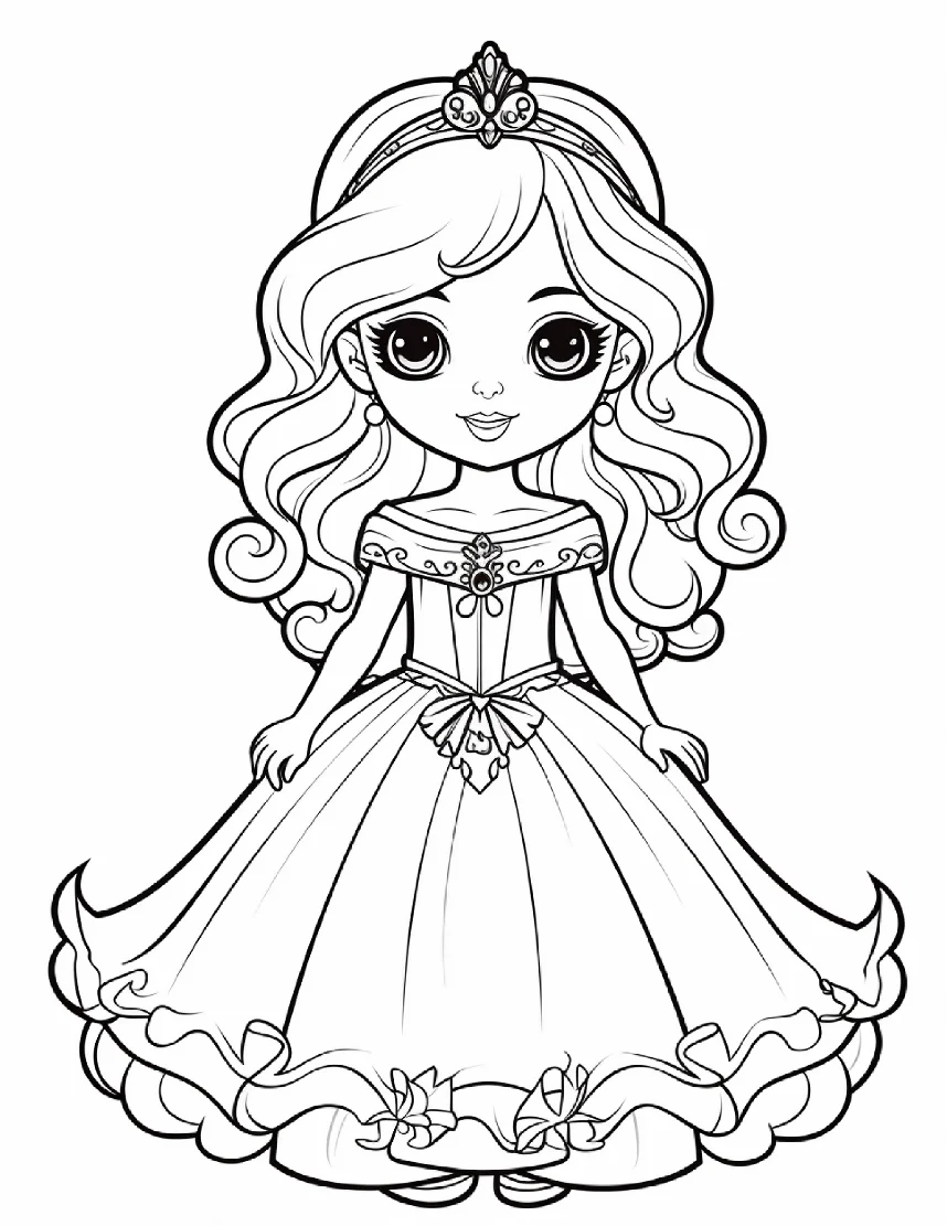 Desenhos de Princesas para colorir 71