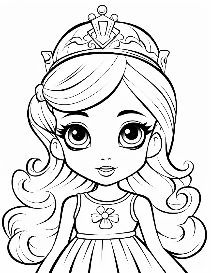 Desenhos de Princesas para colorir 79