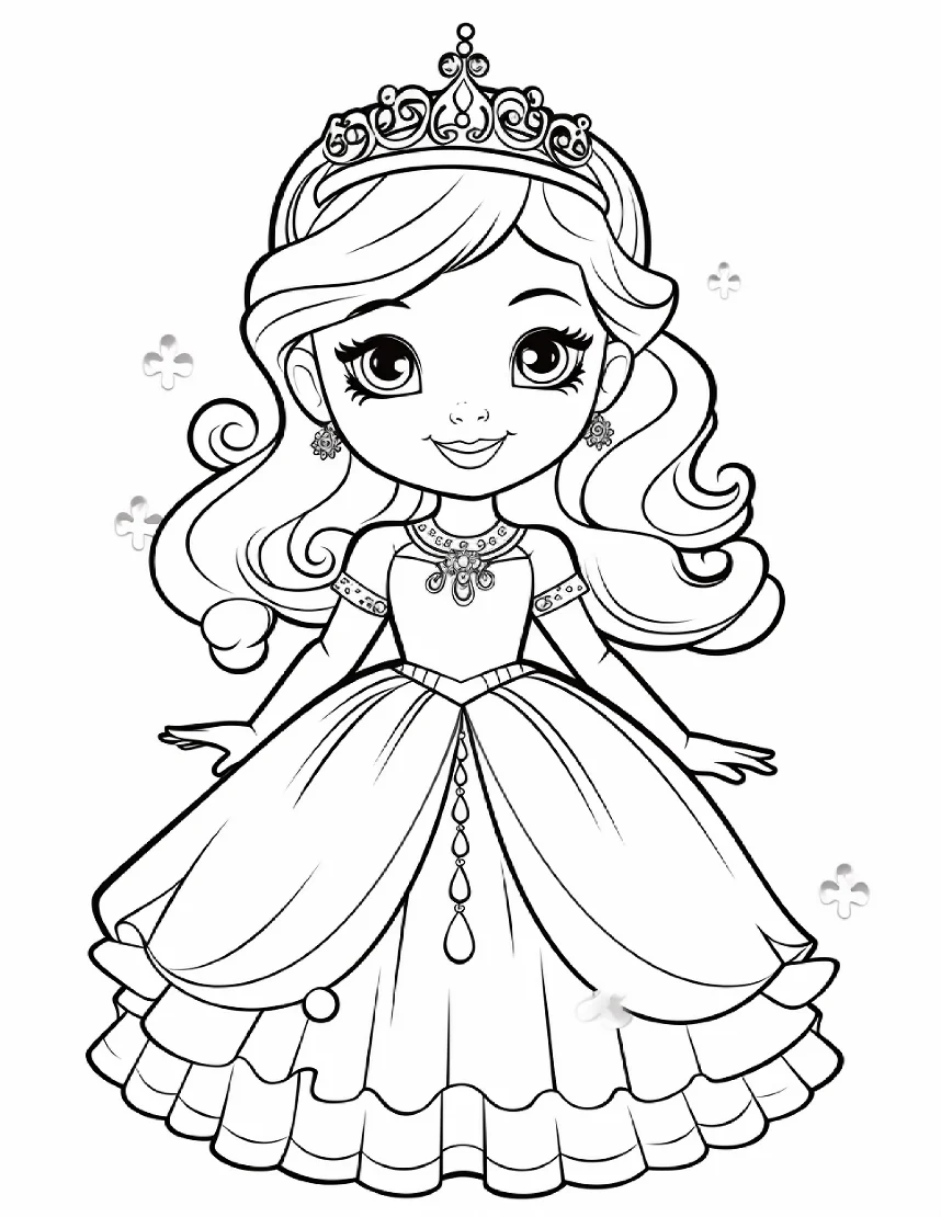Desenhos de Princesas para colorir 94