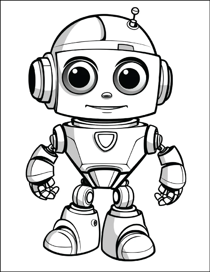 Desenhos de Robôs para colorir 13