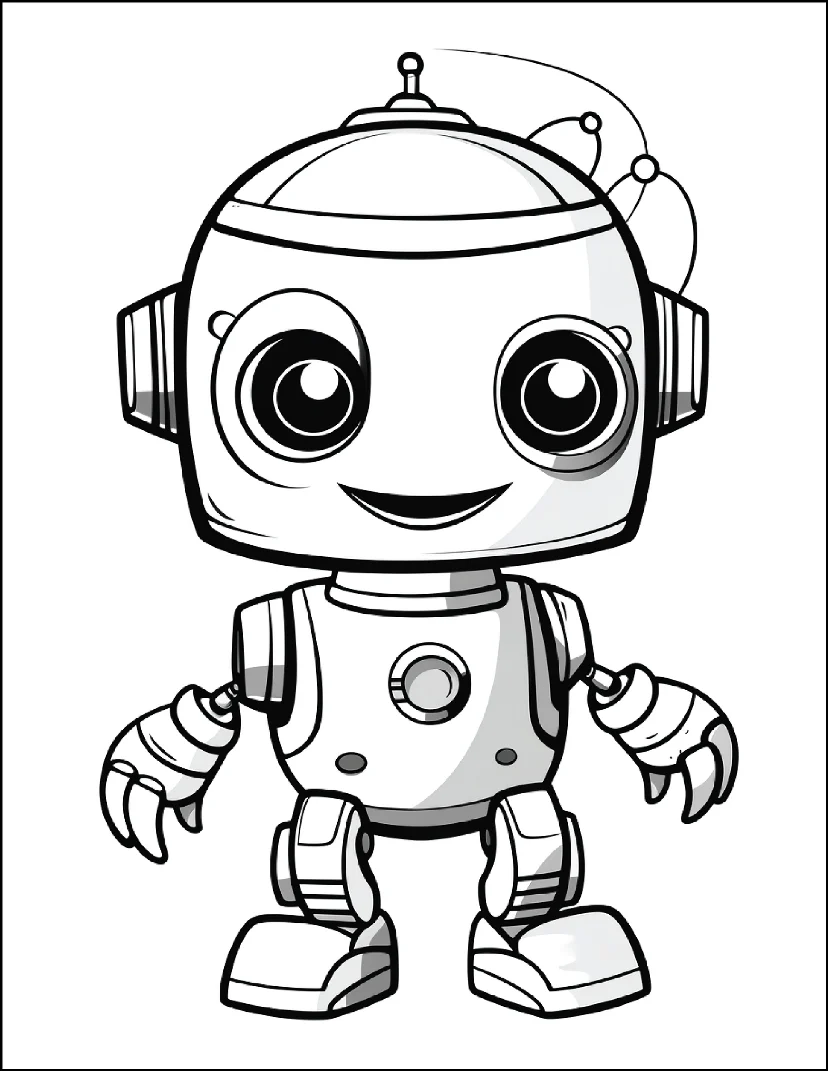 Desenhos de Robôs para colorir 15