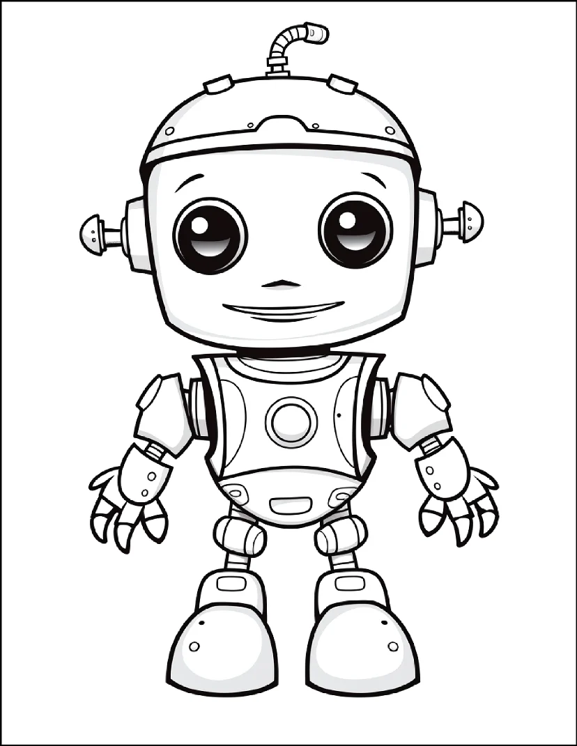 Desenhos de Robôs para colorir 19