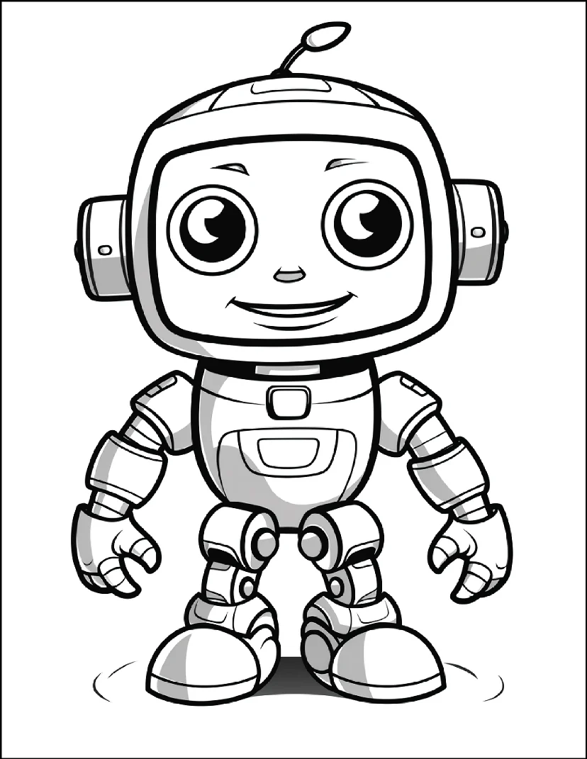 Desenhos de Robôs para colorir 2