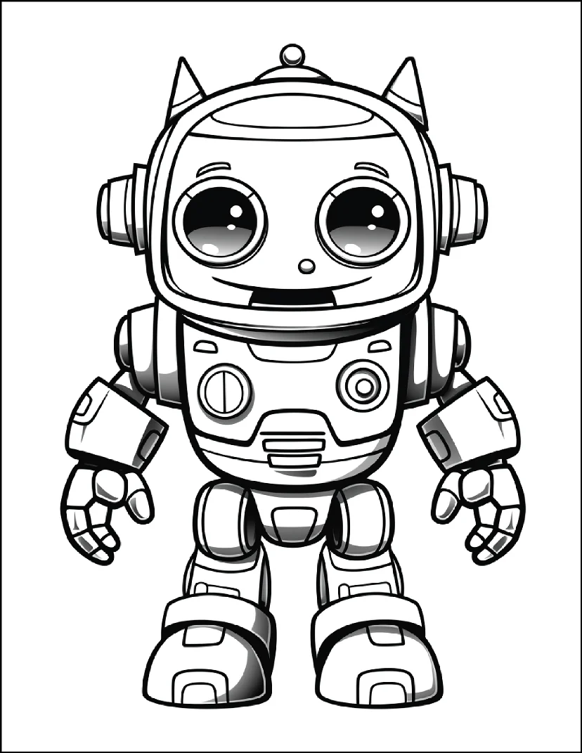 Desenhos de Robôs para colorir 27