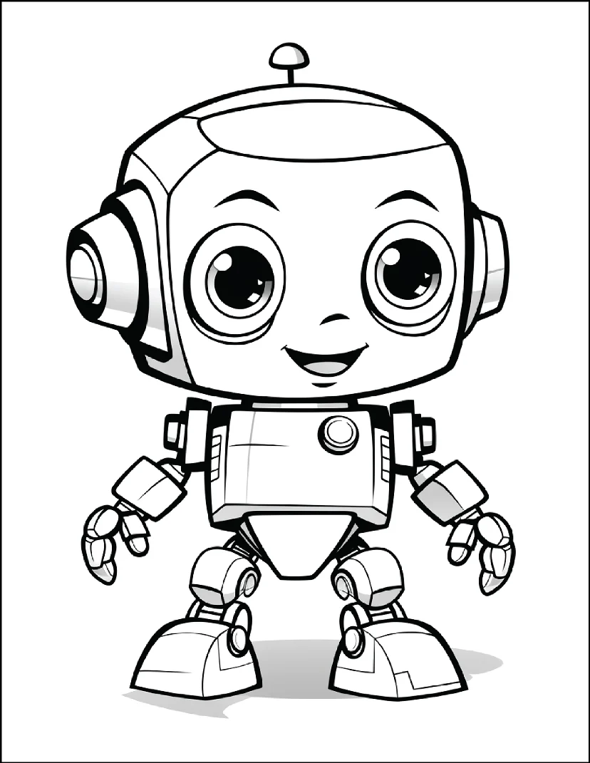 Desenhos de Robôs para colorir 3
