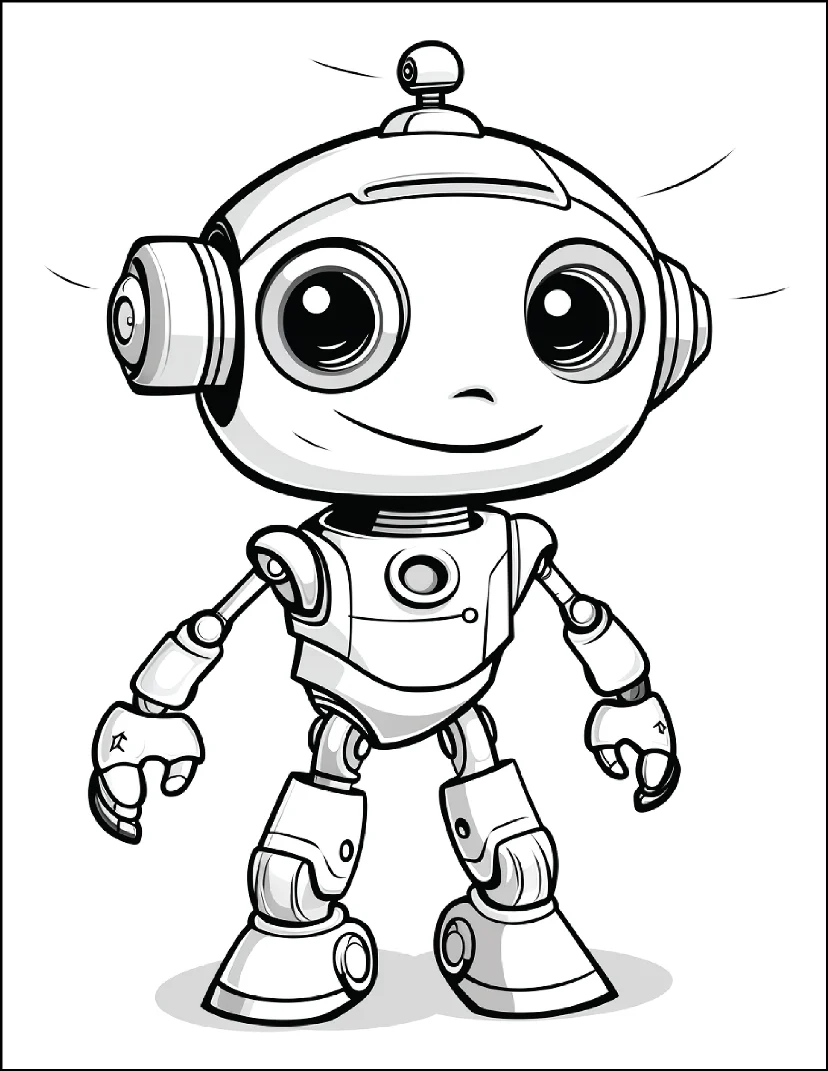 Desenhos de Robôs para colorir 38