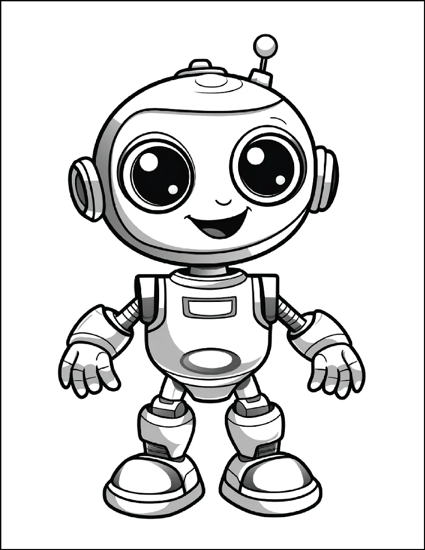 Desenhos de Robôs para colorir 40