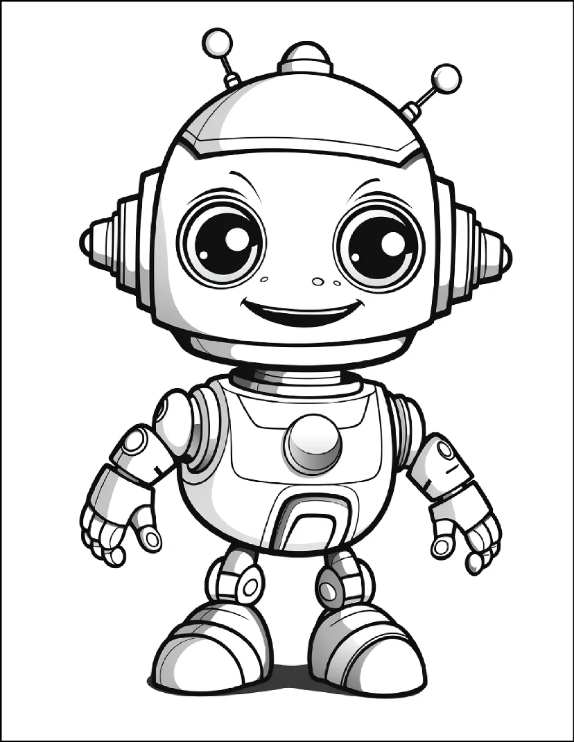 Desenhos de Robôs para colorir 41