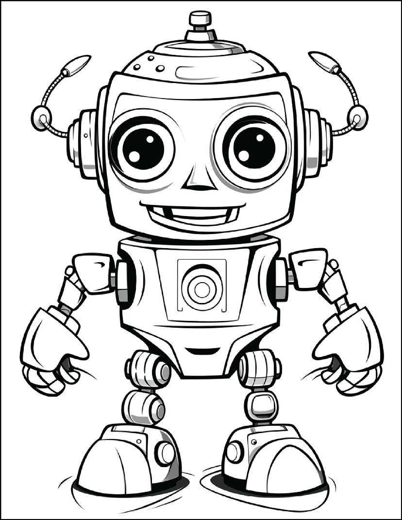 Desenhos de Robôs para colorir 42