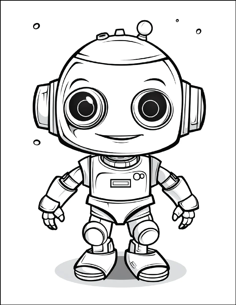 Desenhos de Robôs para colorir 5