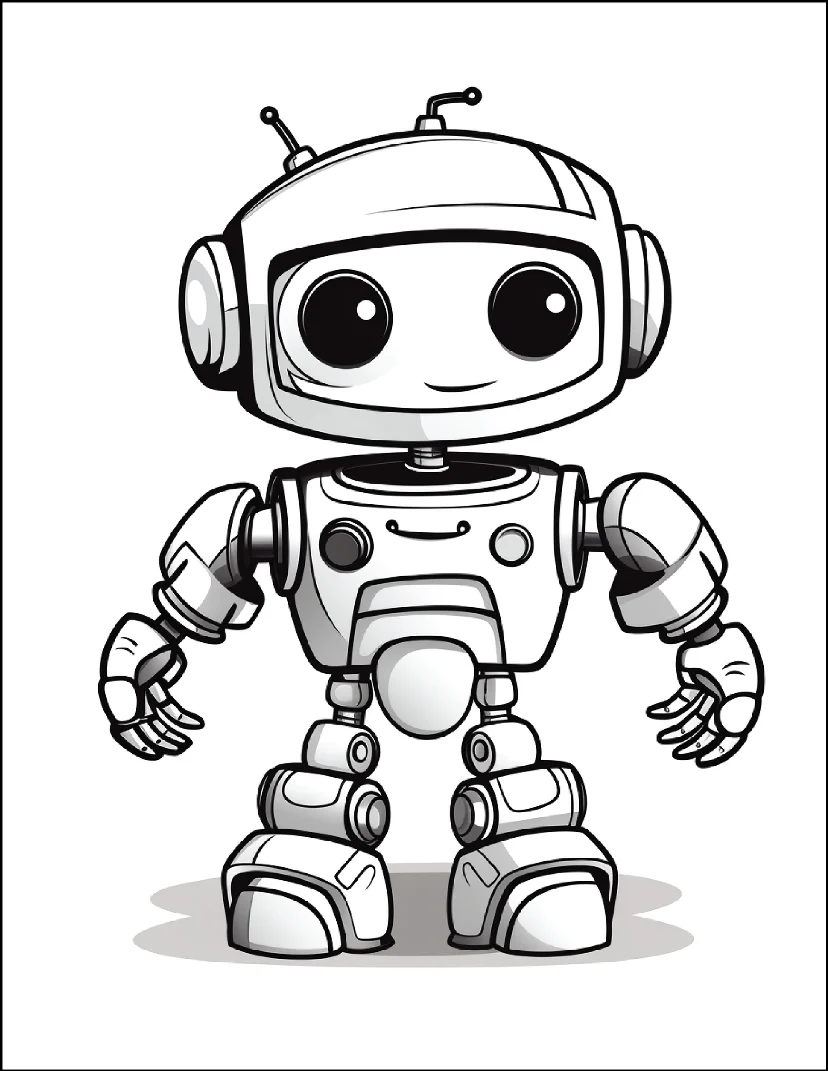 Desenhos de Robôs para colorir 50